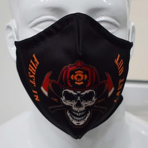 First In Last Out Fireman Mask