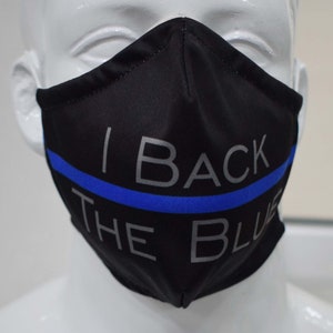 I Back The Blue Mask