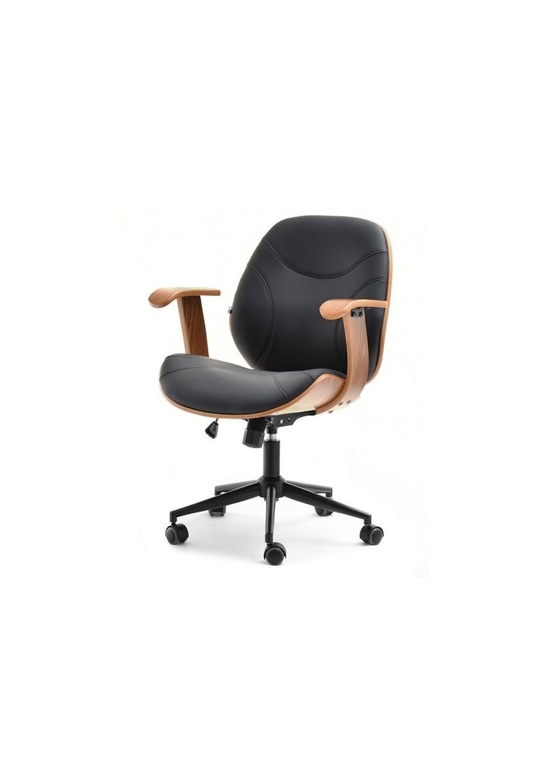 NEW Retro Scandi Designer Office Desk Executive Swivel Chair