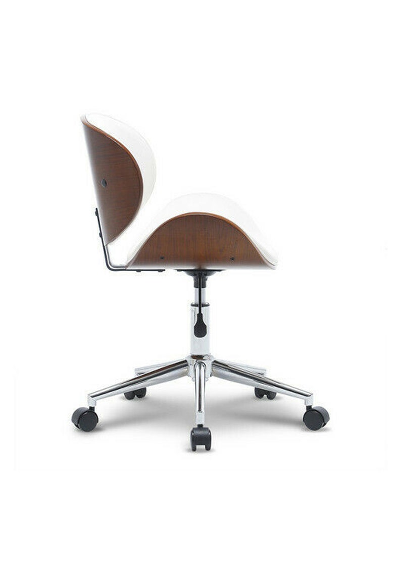NEW RETRO Style Adjustable Swivel Office Desk Chair Beige and Etsy UK