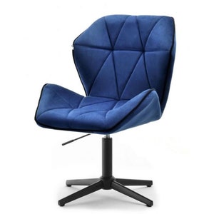 Elegante sedia da ufficio regolabile in velluto - Molti colori