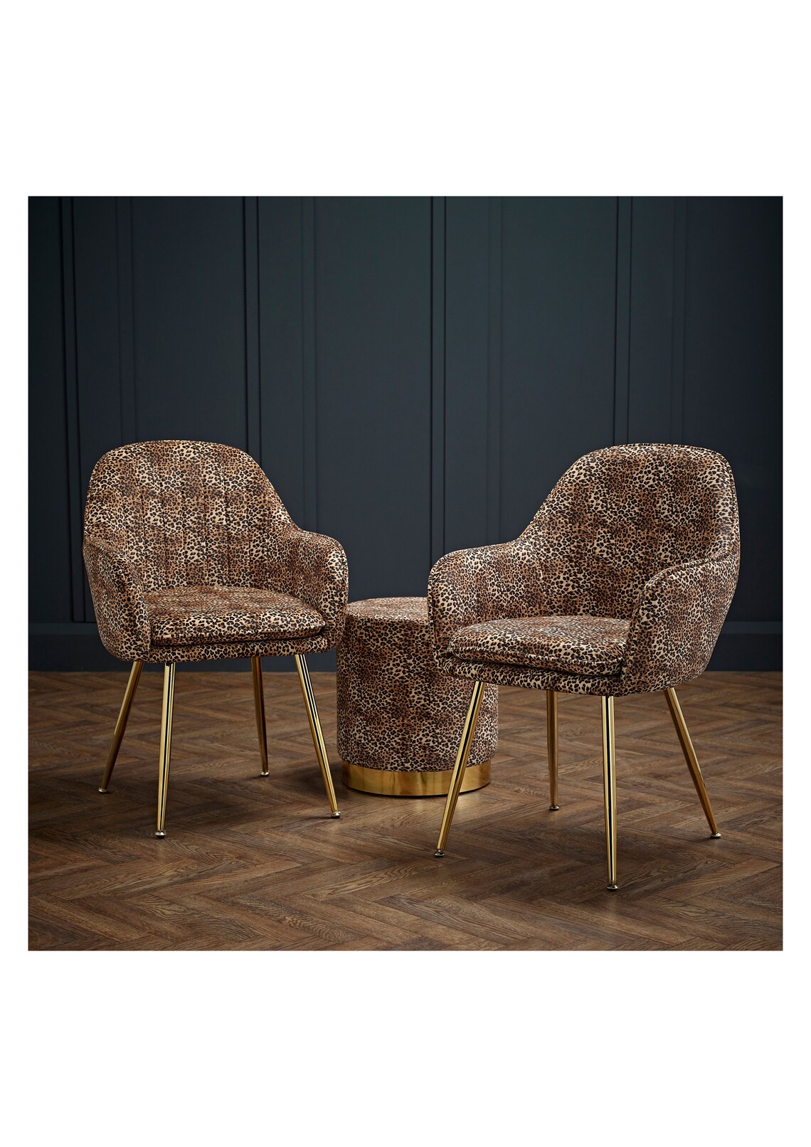 NEW Luxury Stylish Leopard Print Dining Office Desk Velvet | Etsy