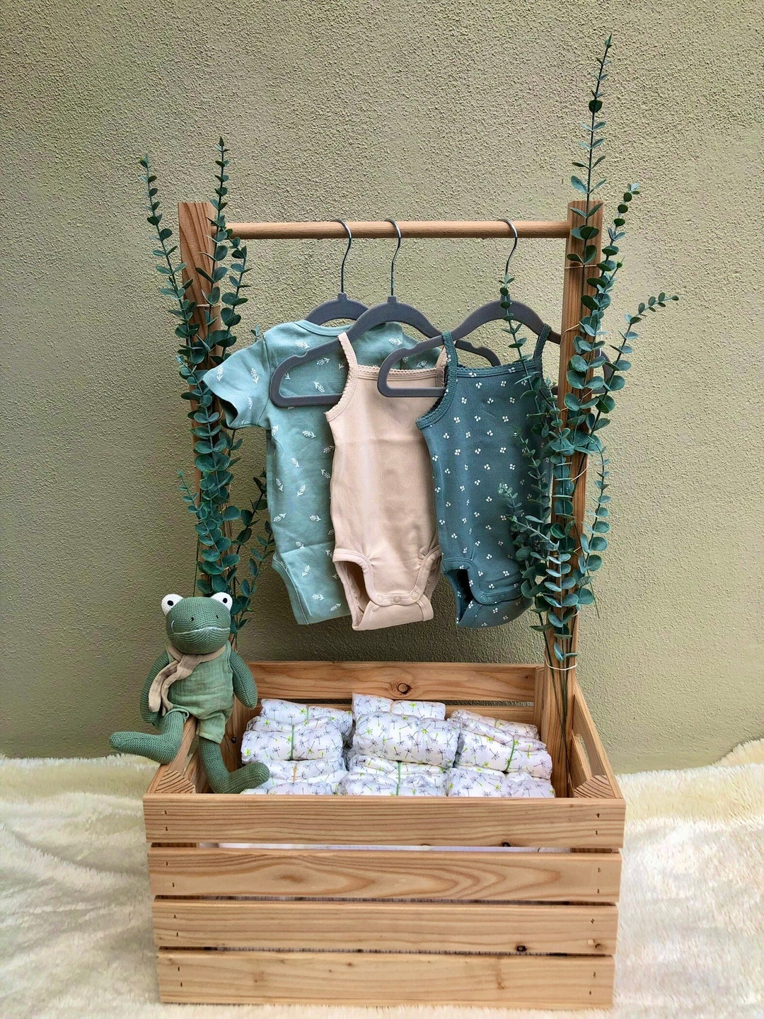 Produktbild von Windeltorte Drache | Baby-Geschenk Zur Geburt Taufe Babyparty