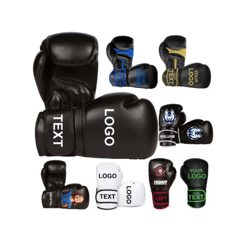 Athllete Personalized\/Customized Essential Training Gel Boxing Kickboxing Punching Bag Gloves-  Mention Your Logo on front and Name on Wrist