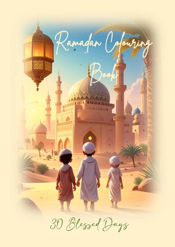 Personalised Ramadan Activity Book | Islam Activity Books | Islamic Kids Activities | Ramadan Activities | Arabic Alphabet | Colouring Books