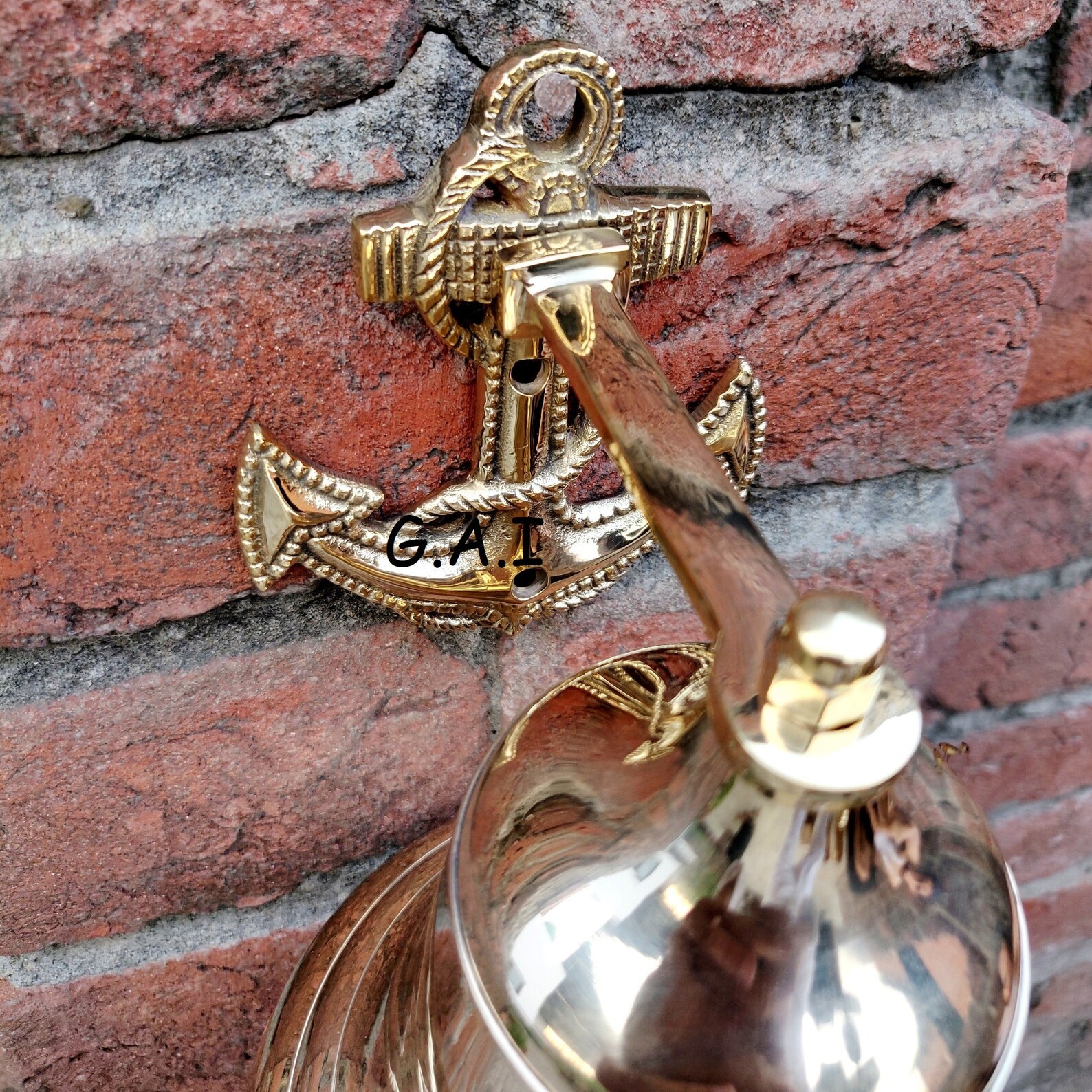 Brass Antique Ship Bell Engraved Titanic 1912 Vintage Brass Etsy