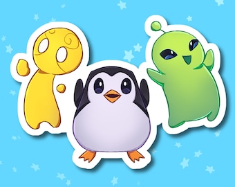 Meep Trio Sticker | Bard League of Legends Stickers | Snow Day | Astronaut | Base Skin