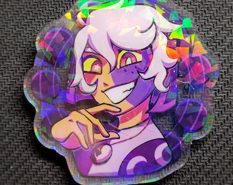 Holographic Keychain Charm - The Collector  // The Owl House