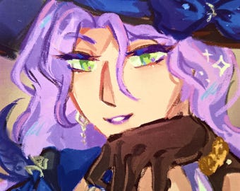 Jade Postcard Print | Honkai Star Rail | HSR