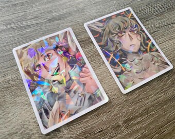 Laois and Falin Holographic Stickers | Delicious in Dungeon | Dungeon Meshi