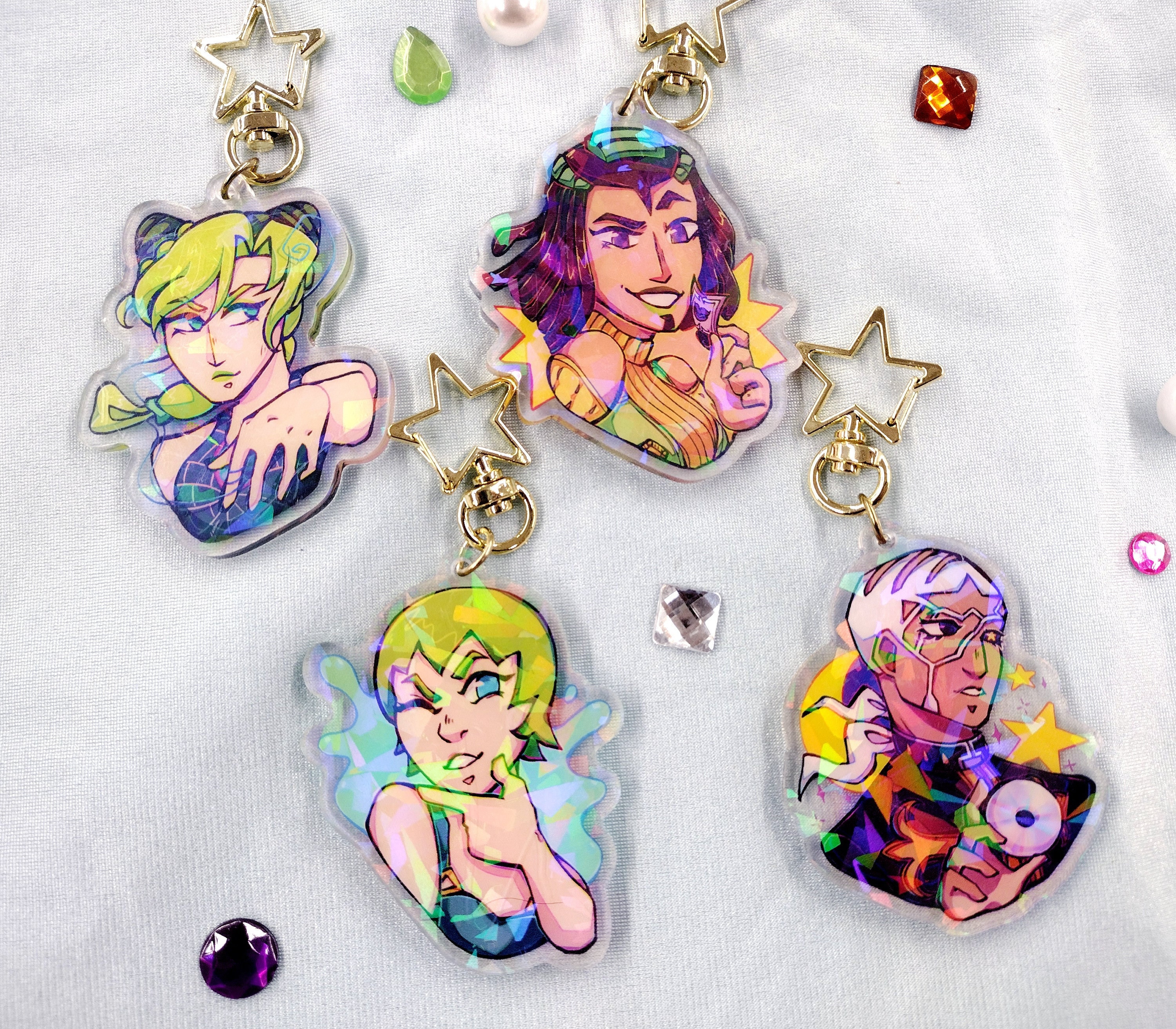 Jojo's Bizarre Adventure Stone Ocean Acrylic Keychain