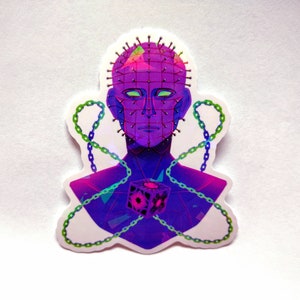 Pinhead Holo Vinyl Sticker // Hellraiser // The Cenobit // Dead by Daylight // DBD
