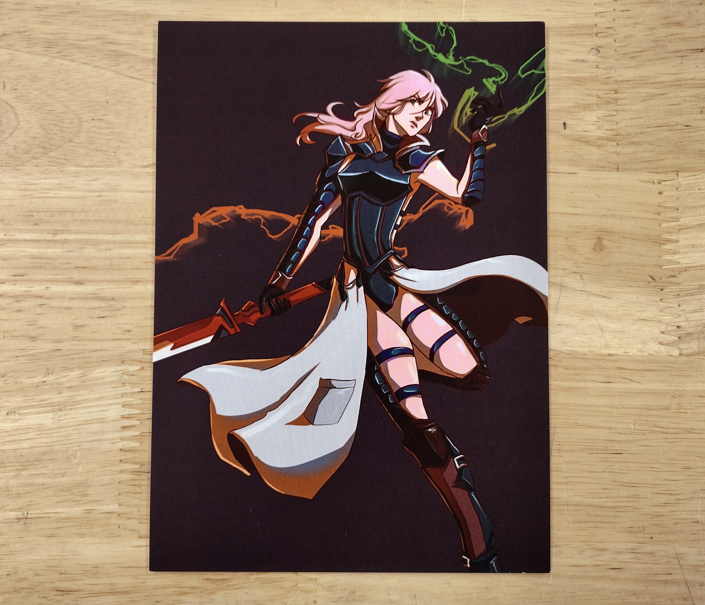 Final Fantasy XIII Lightning // Art Print - Etsy