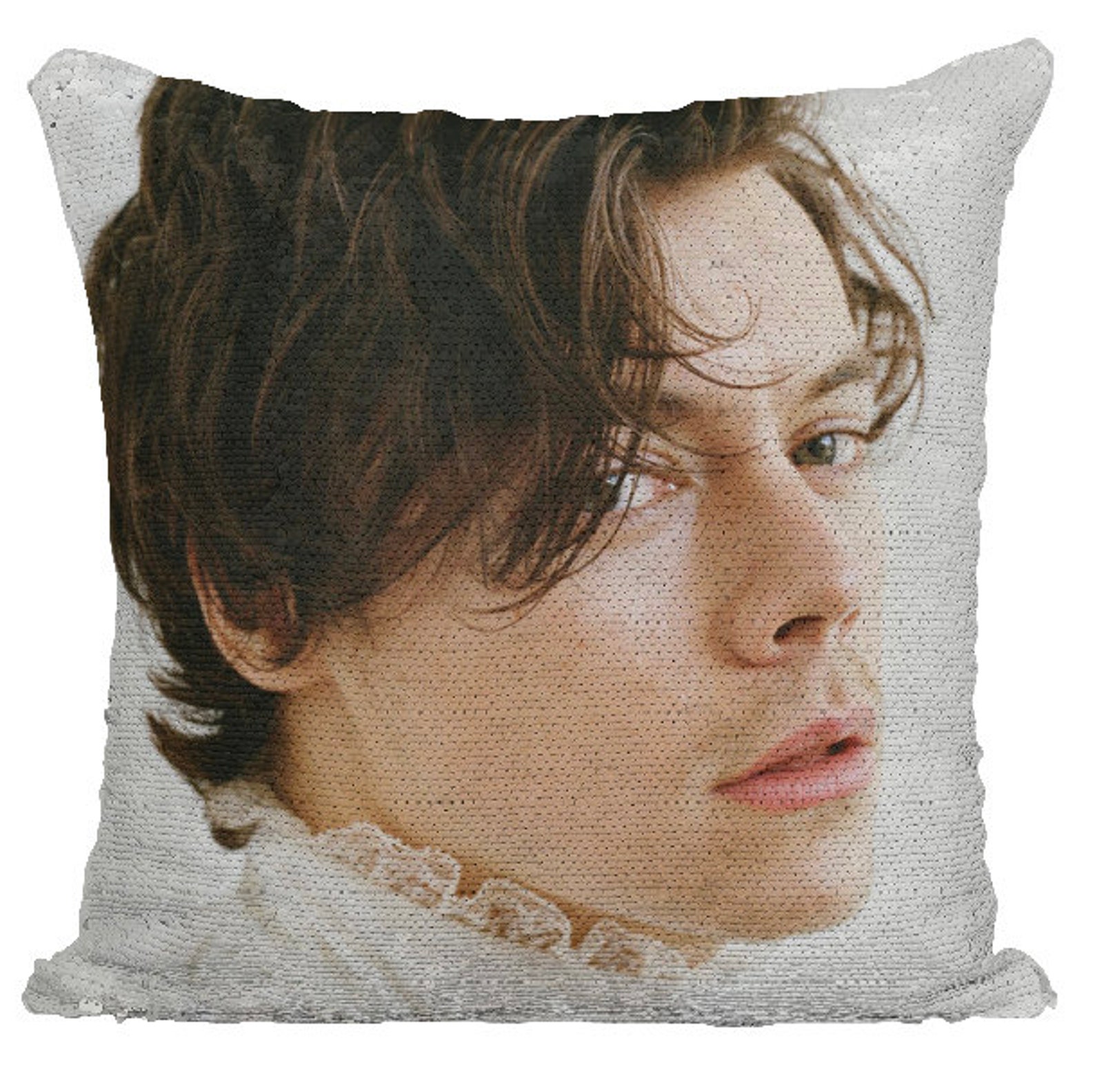 Harry Styles Pillow Harry Styles Sequin Pillow One Etsy