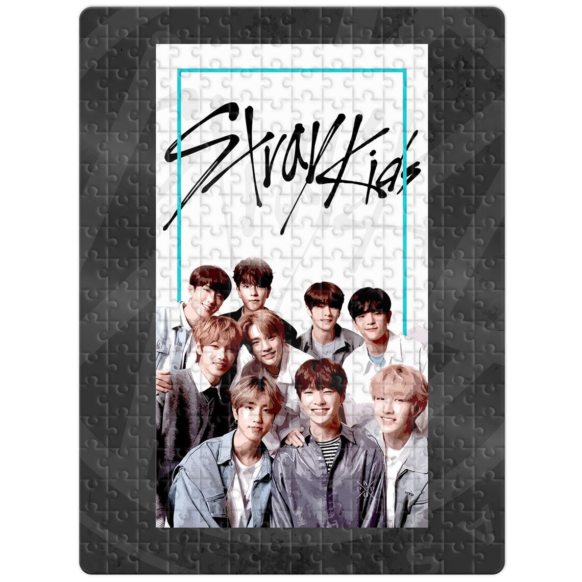 Stray Kids Jigsaw Puzzle Kpop Puzzle For Adults Kpop Fan Art Etsy