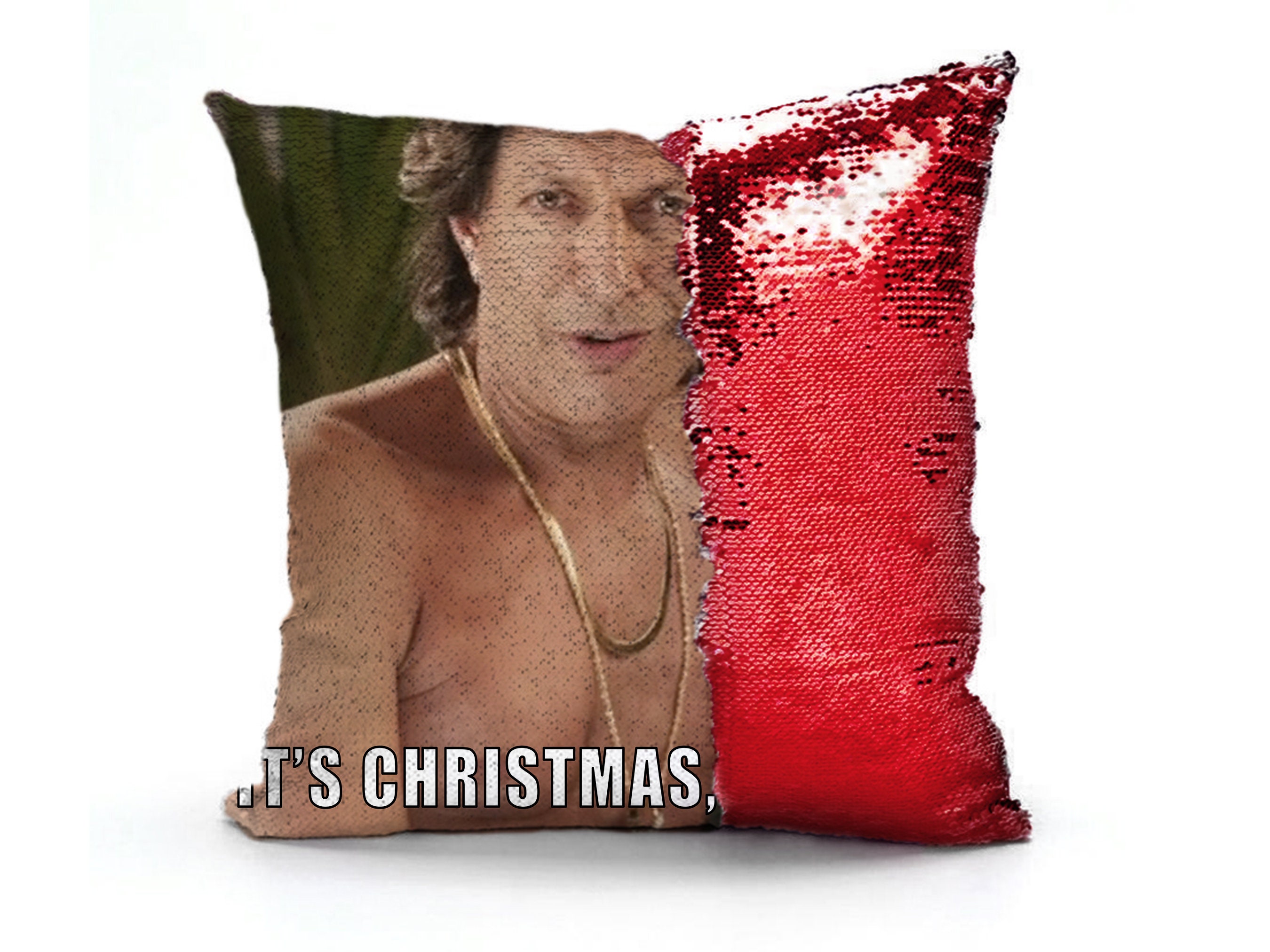 jeff goldblum sequin cushion
