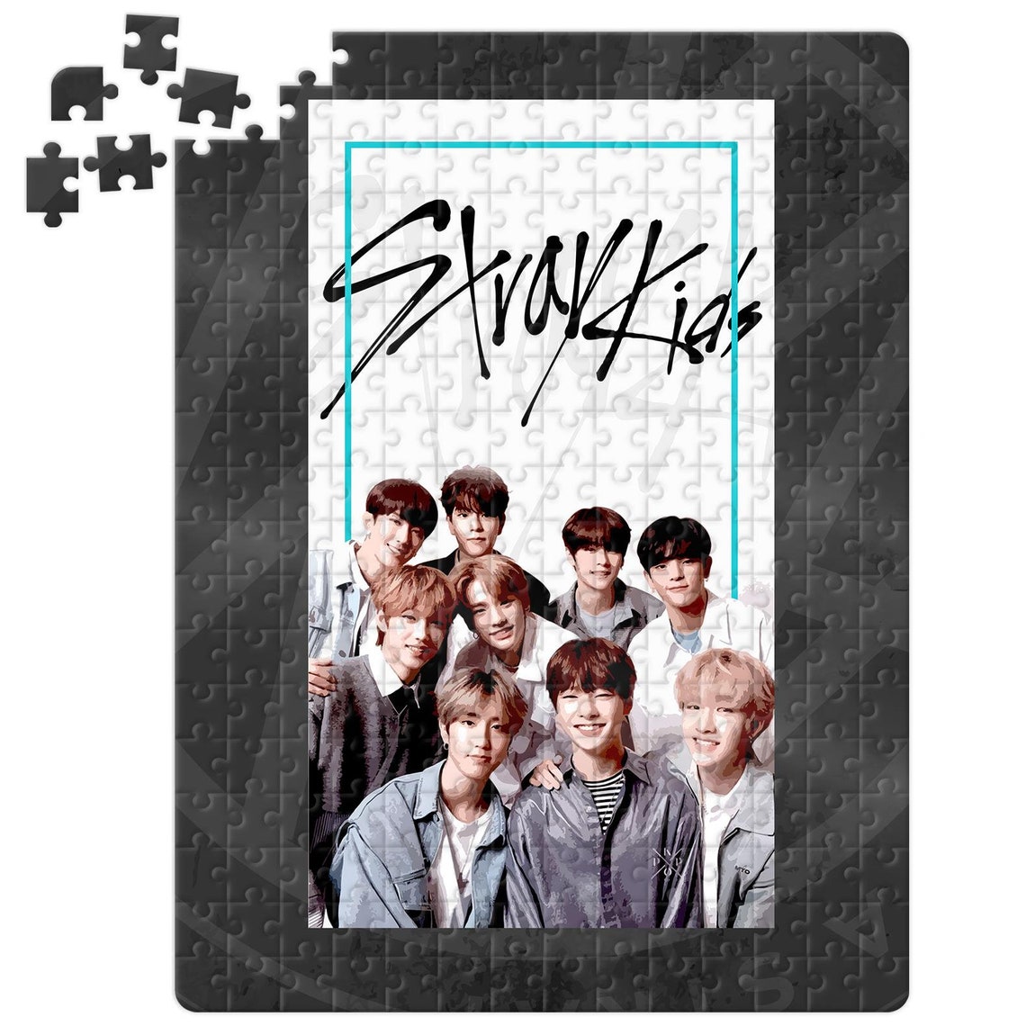 Stray Kids Jigsaw Puzzle Kpop Puzzle For Adults Kpop Fan Art Etsy