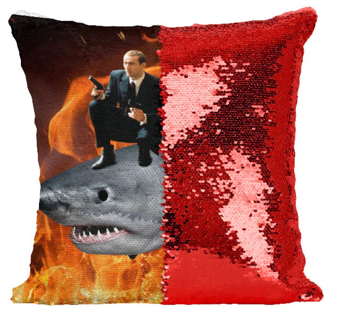 Nicolas Cage Sequin Pillow
 Nicolas Cage Sequin Pillow Sequin Pillow Nicolas Cage Pillow