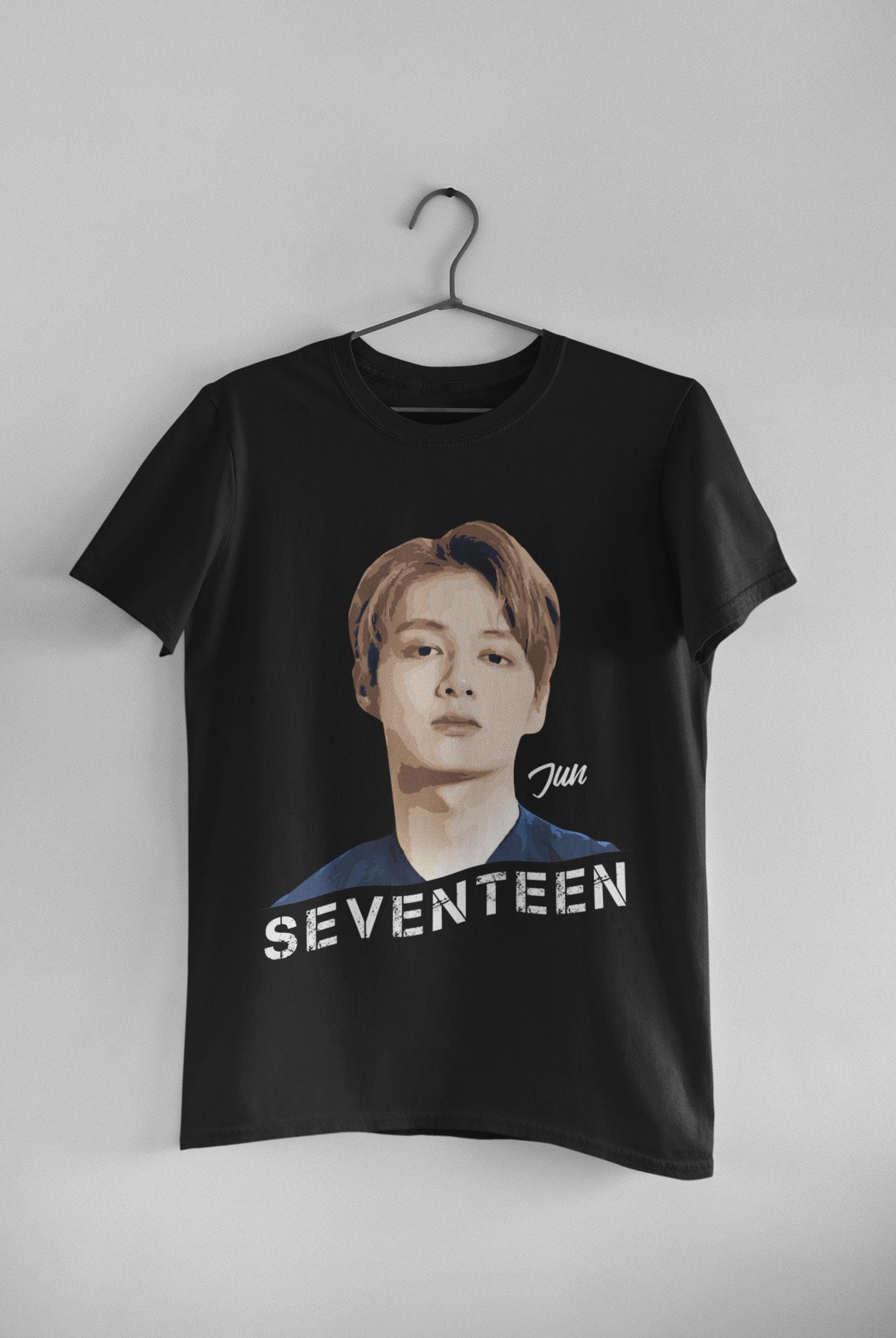 Seventeen Tee Jun Tshirt Kpop Shirt Kpop Tshirt Korean Pop Etsy