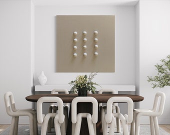 Textured minimalist canvas art | custom art | home decor | Minimalist home | Wall Art | contemporary spaces | Plaster art | Modern |
