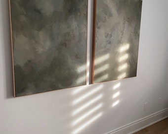 Textured minimalist canvas art | custom art | home decor | Minimalist home | Wall Art | contemporary spaces | Plaster art | Modern | 1 Piece
