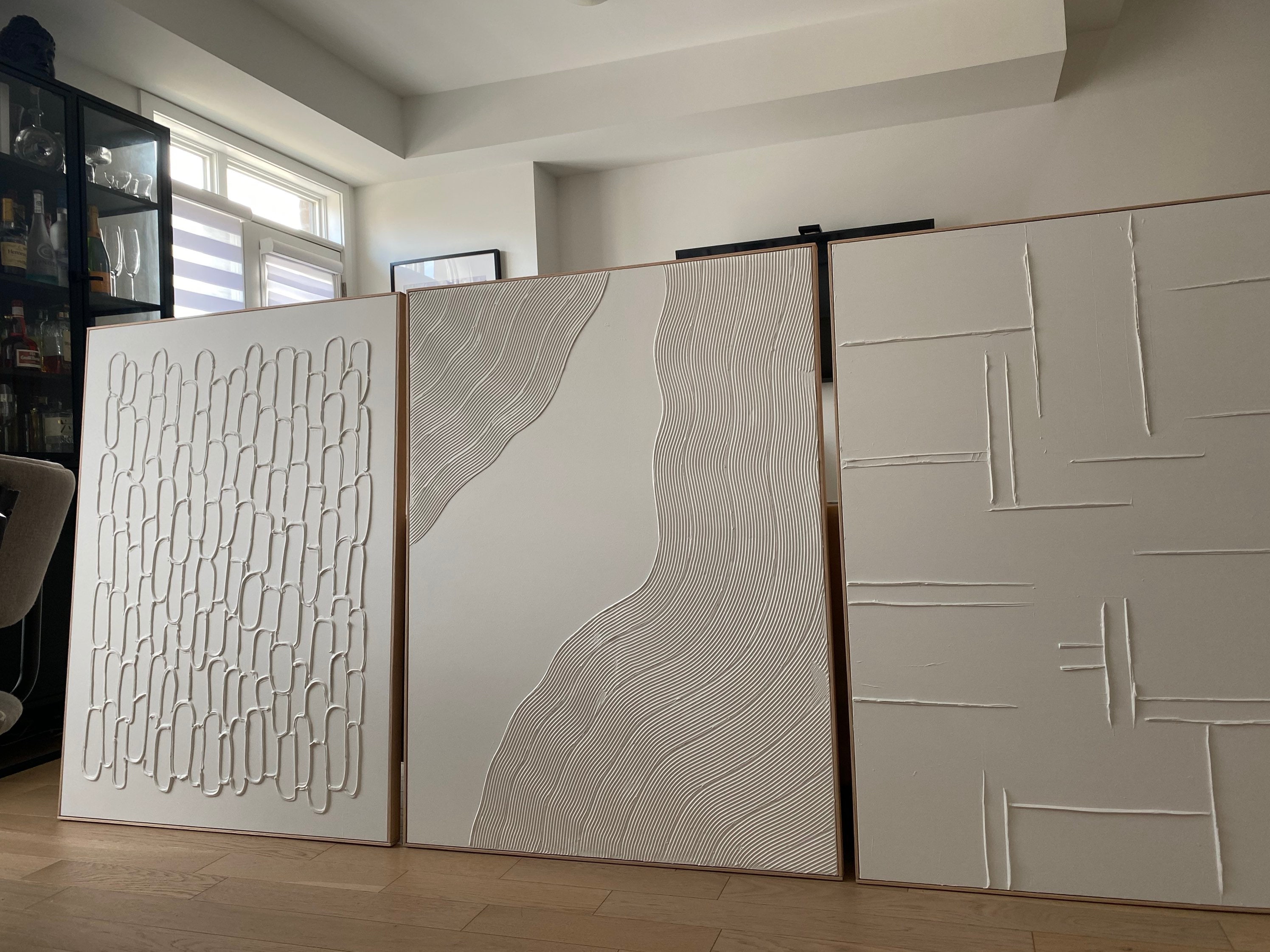 Textured Minimalist Canvas Art | Custom Art | Home Decor | Minimalist ...