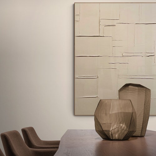 Textured Minimalist Canvas Art Custom Art Home Decor Etsy Canada