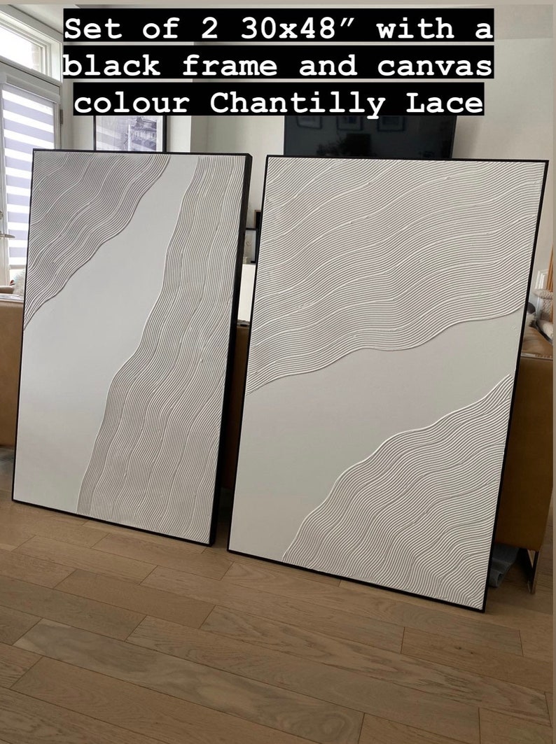 Textured Minimalist Canvas Art Custom Art Home Decor Etsy