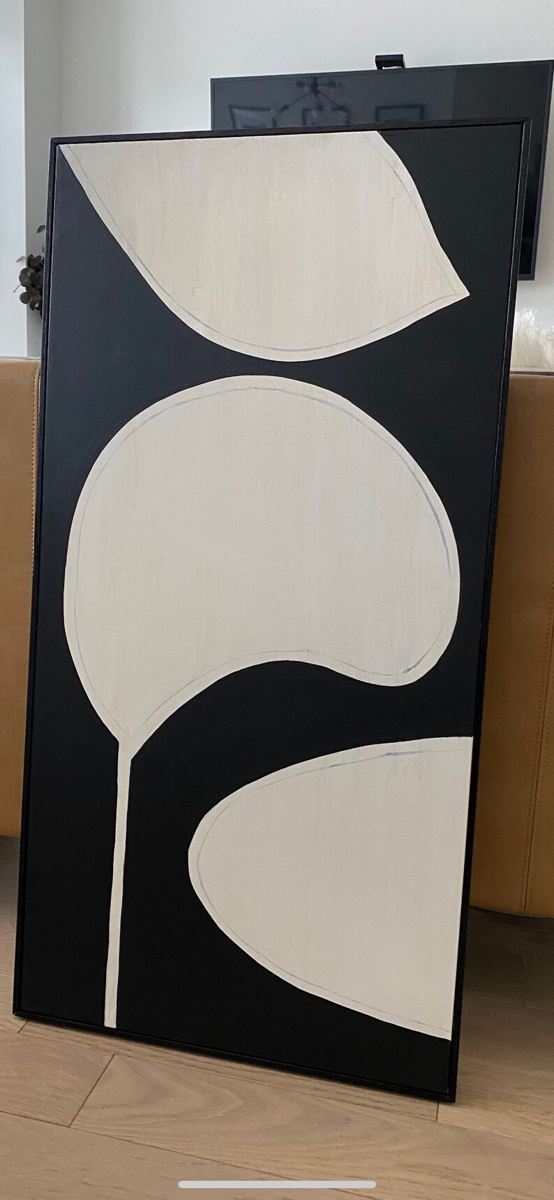 Abstract Minimalist Canvas Art Abstract Art Home Decor Etsy