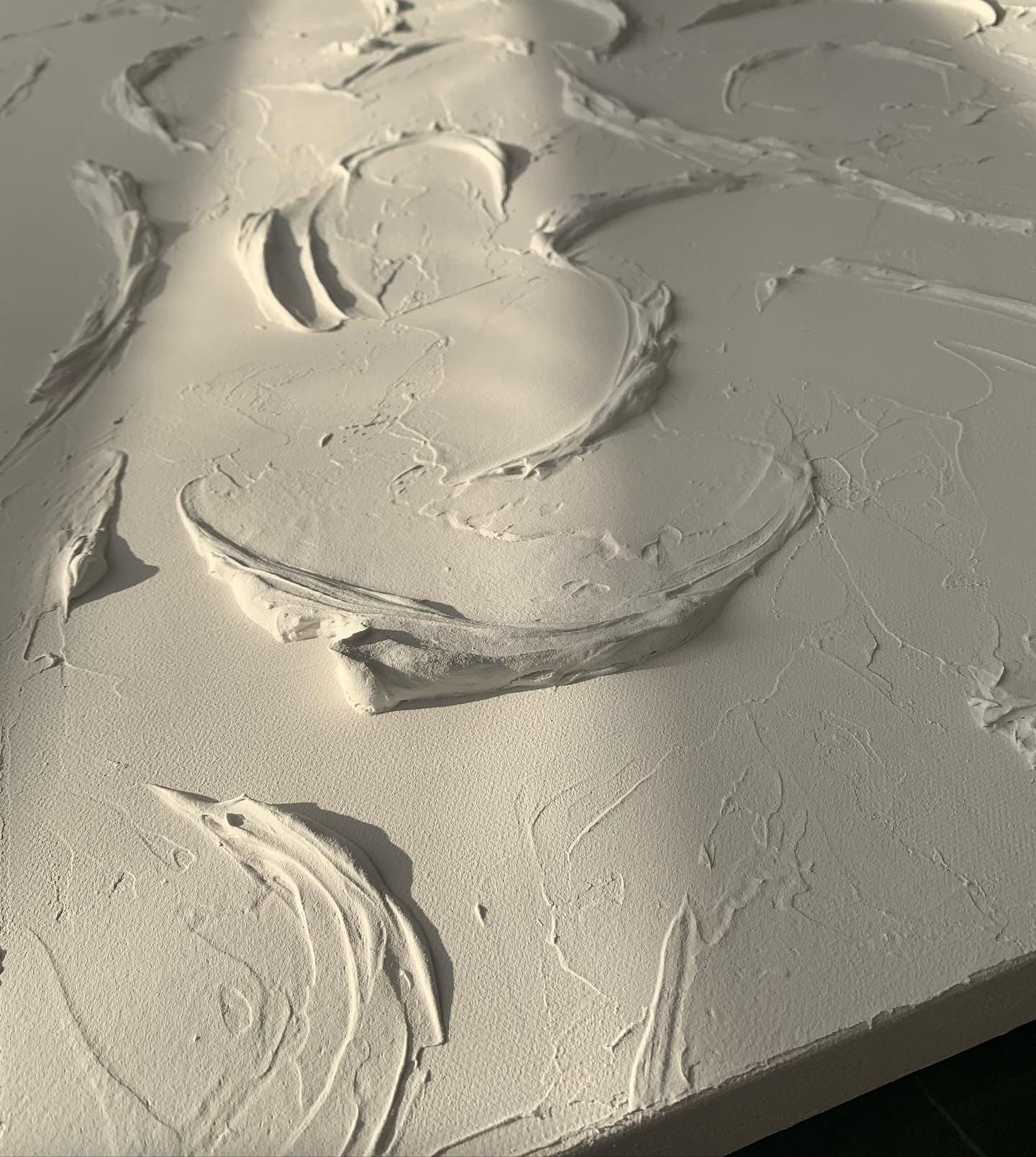 White Textured Plaster Art Custom canvas Art wall decor Etsy.de