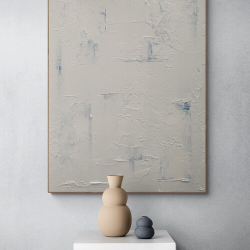 Textured Minimalist Canvas Art Custom Art Home Decor Etsy