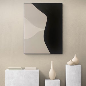 Framed Abstract Acrylic Canvas Art image 2