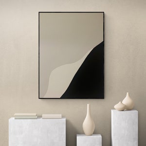 Framed Abstract Acrylic Canvas Art image 1