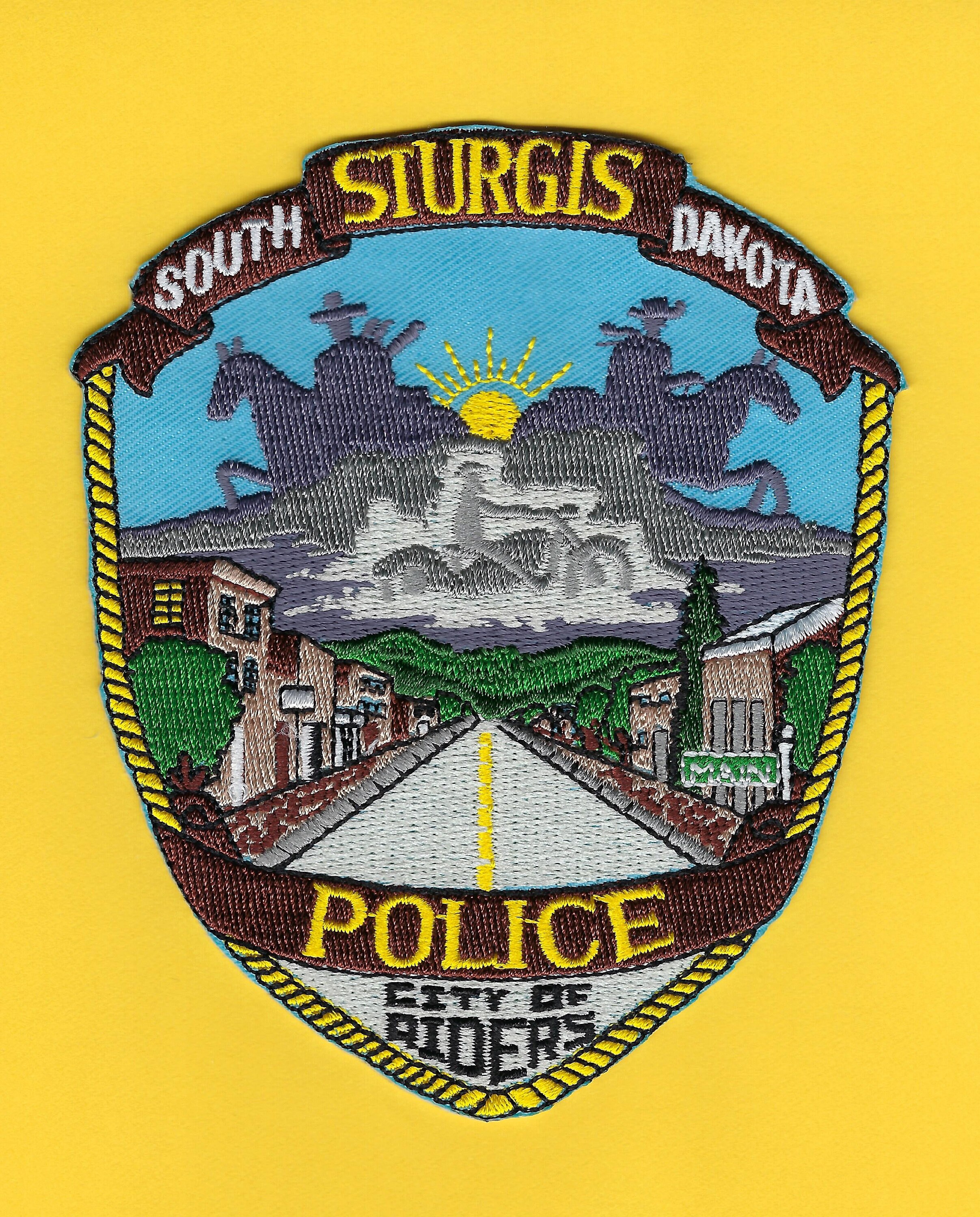 STURGIS POLICE DEPARTMENT Patch South Dakota City of Etsy