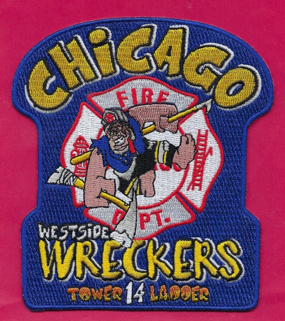 CHICAGO FIRE DEPARTMENT Tower Ladder 14 Company Patch Etsy