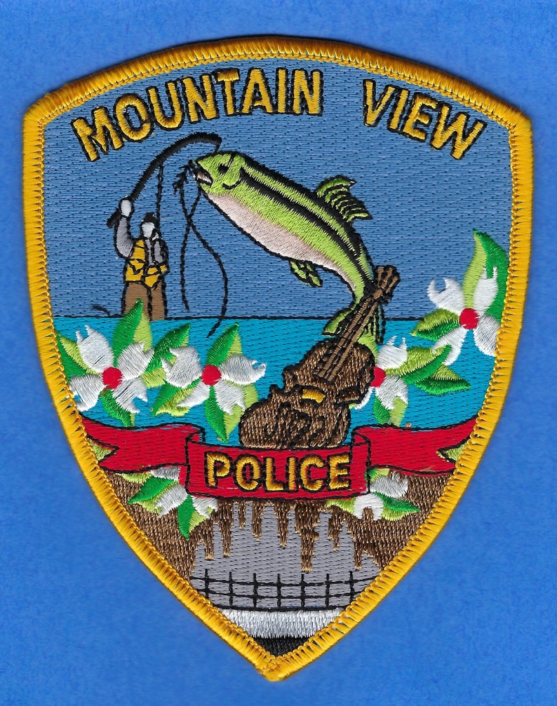 MOUNTAIN VIEW POLICE Department Patch Beautiful Artwork & Colors