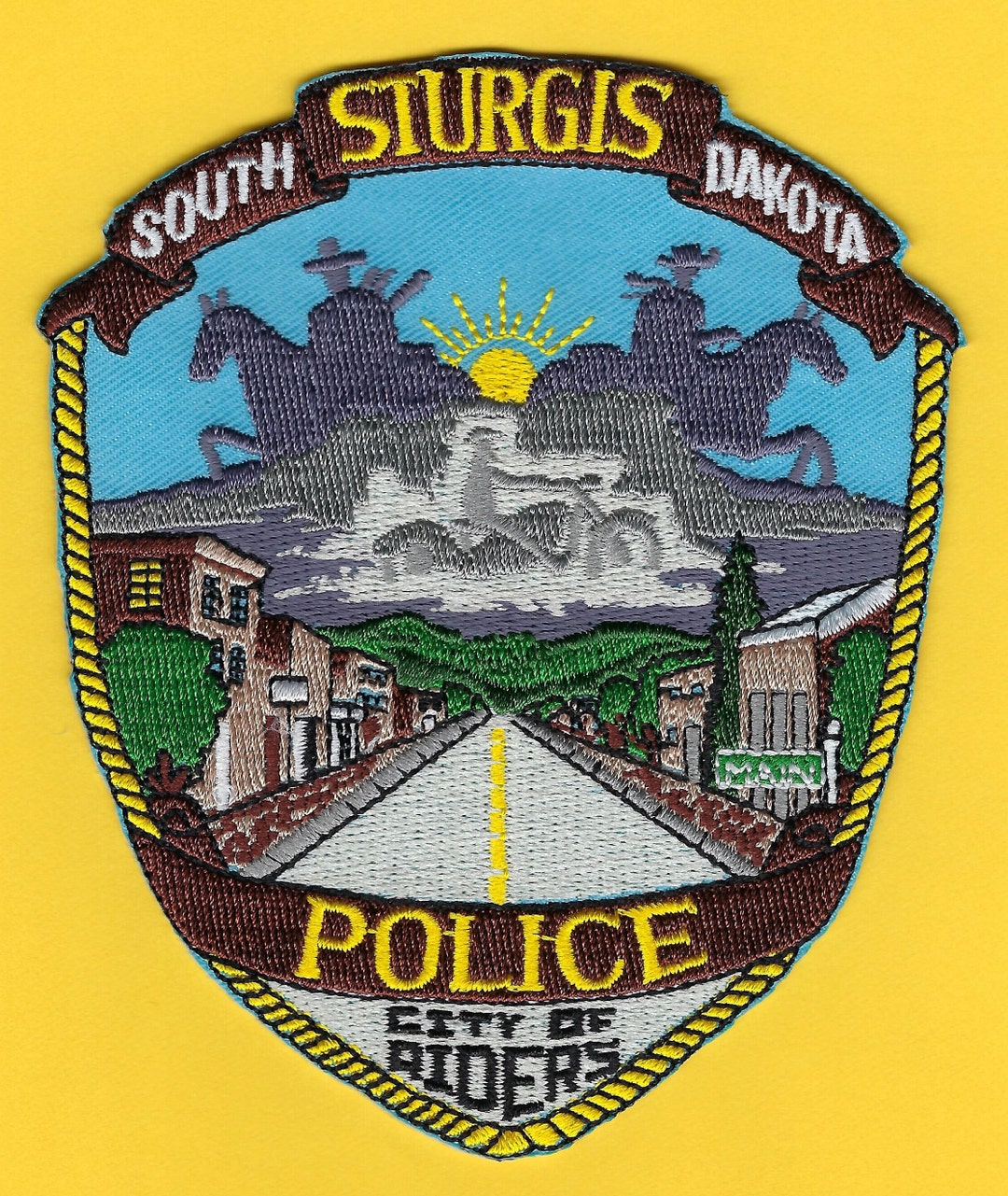 STURGIS POLICE DEPARTMENT Patch city of Riders South Dakota LK Etsy