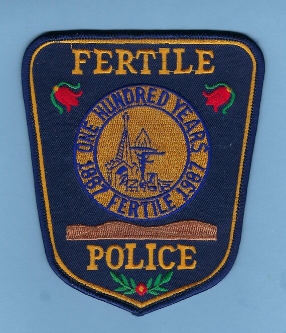FERTILE POLICE DEPARTMENT 100th Anniversary ( 188719… Gem