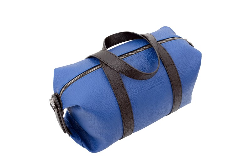 handbag gift for her handmade bag for woman GEPHERRINI \u2022 INDY Vegan leather leather shoulder bag blue for woman
