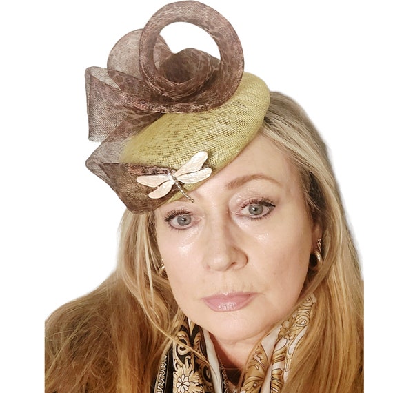 Green \u0026 Leopard Print Fascinator 