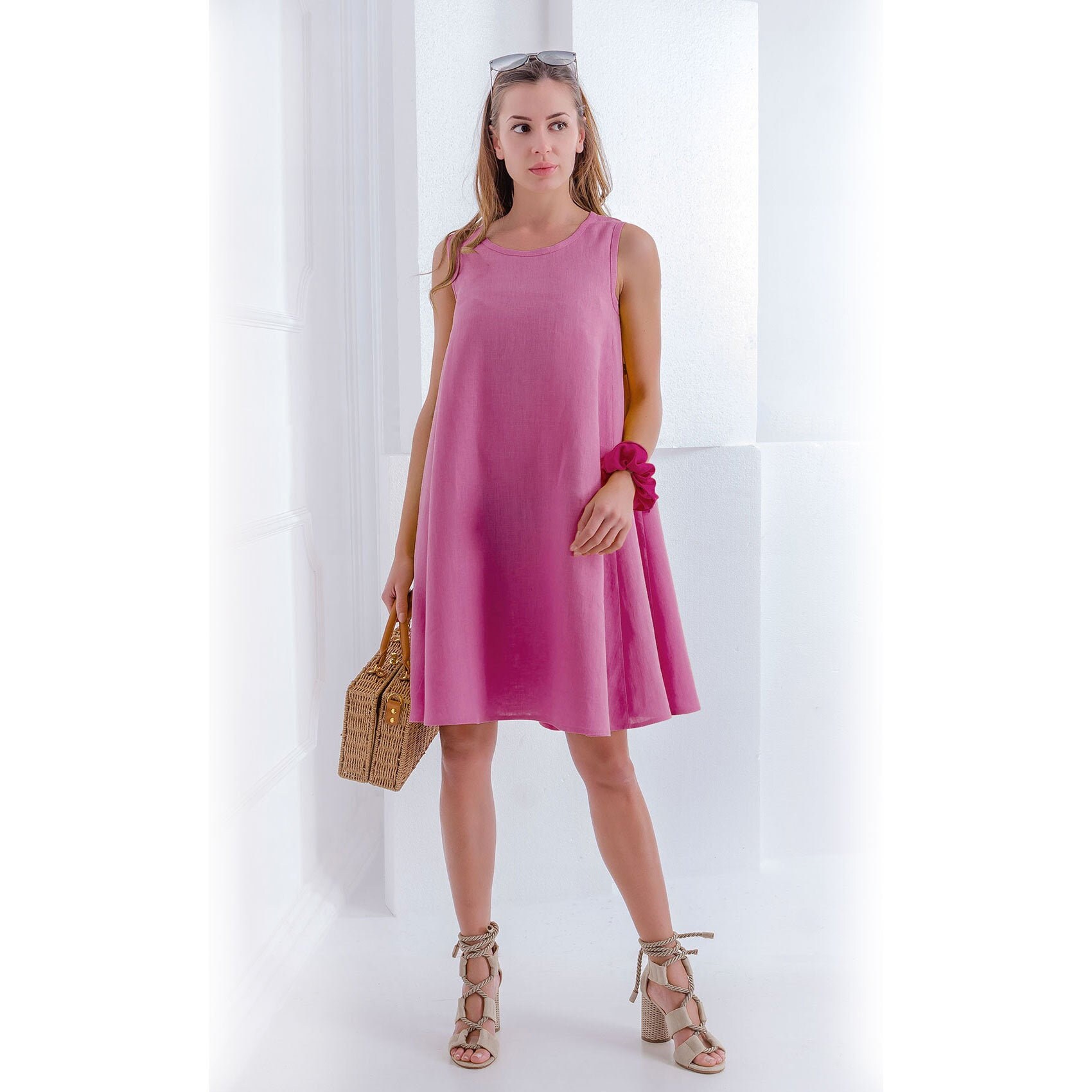 open lace back dress Amazon.com: Mesh Ruched Bodycon Dress in Pink