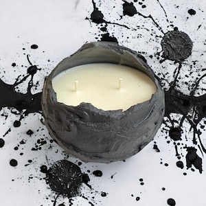 Concrete Sphere | Soy Wax