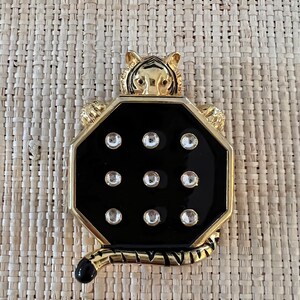 Vintage tiger brooch