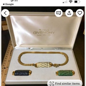 Givenchy Vintage slide necklace