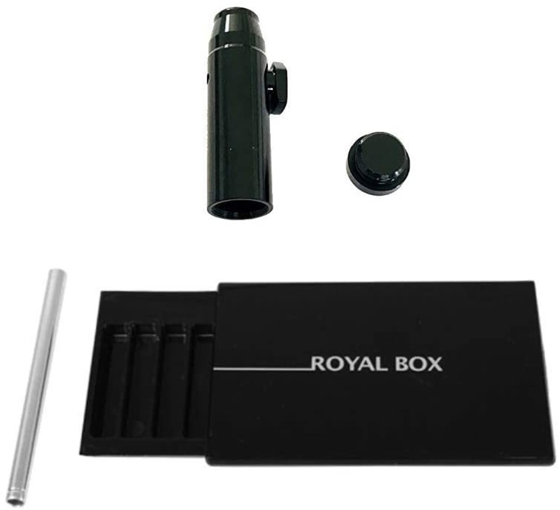 Royal Box incl. integrated tube plus free dispenser for snuff Etsy