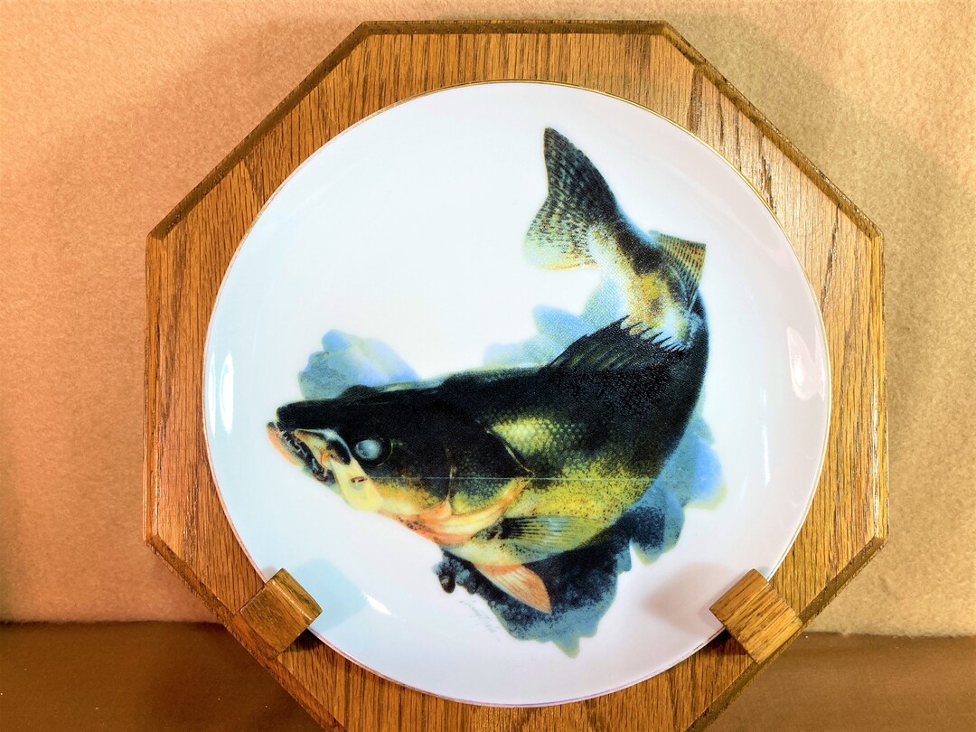 Rapala's midnight Walleye Limited Edition Collector Plate by Larry