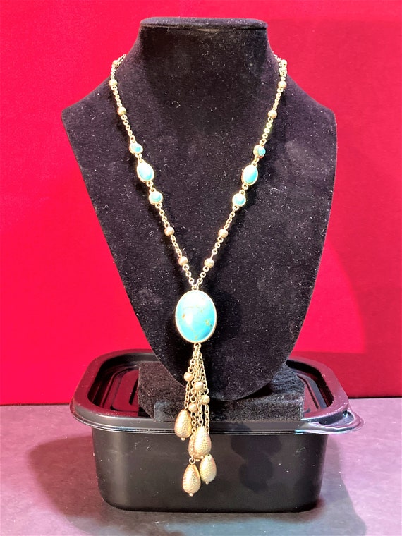 Lia sophia turquoise necklace discount