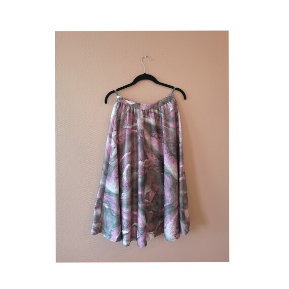 80s Skirt, Midi Skirt, Retro Skirt