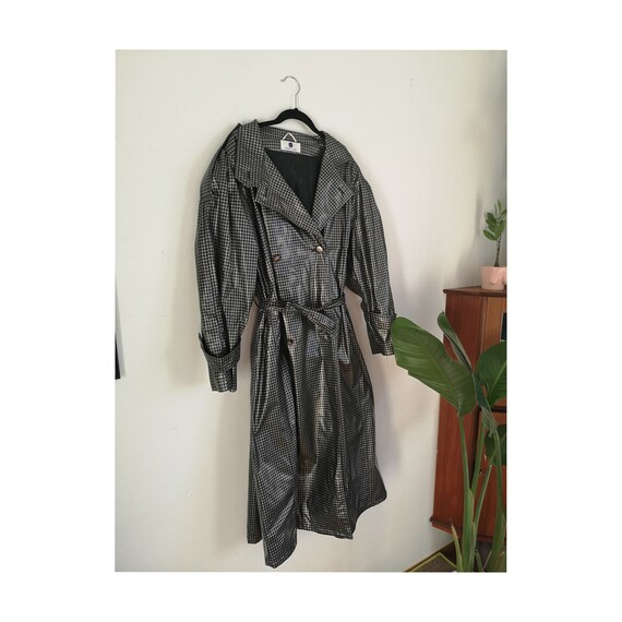 Houndstooth Raincoat