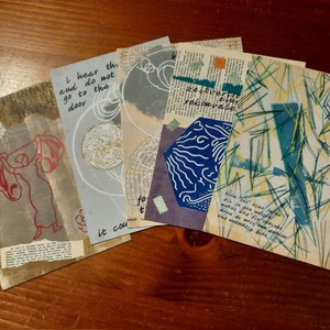 Postcard Set "Poetic Collages"